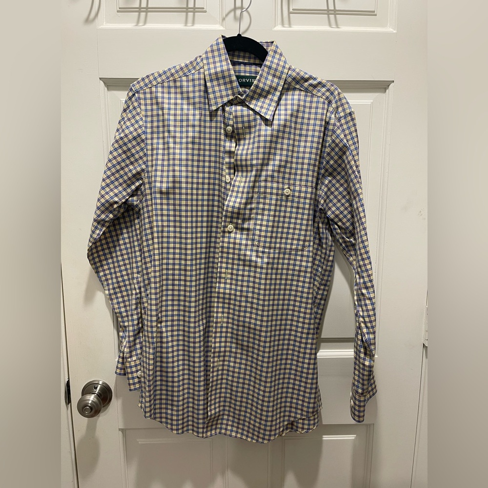 Men Orvis Long Sleeve Button Down - Size Small